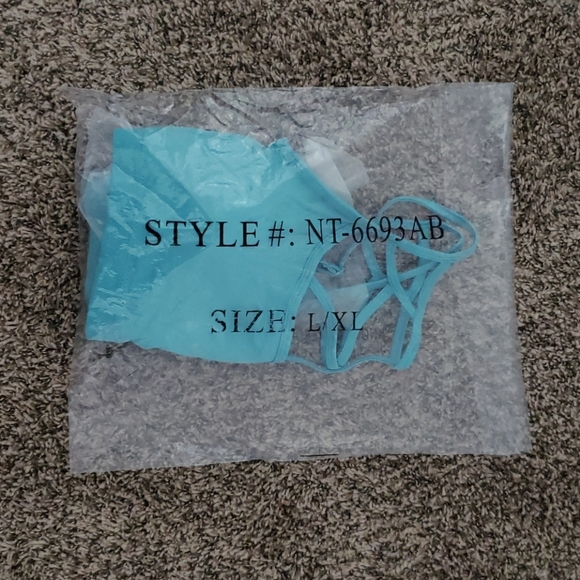 Brand New Zenana Web Detail Mint Bralette L/XL - Picture 10 of 11